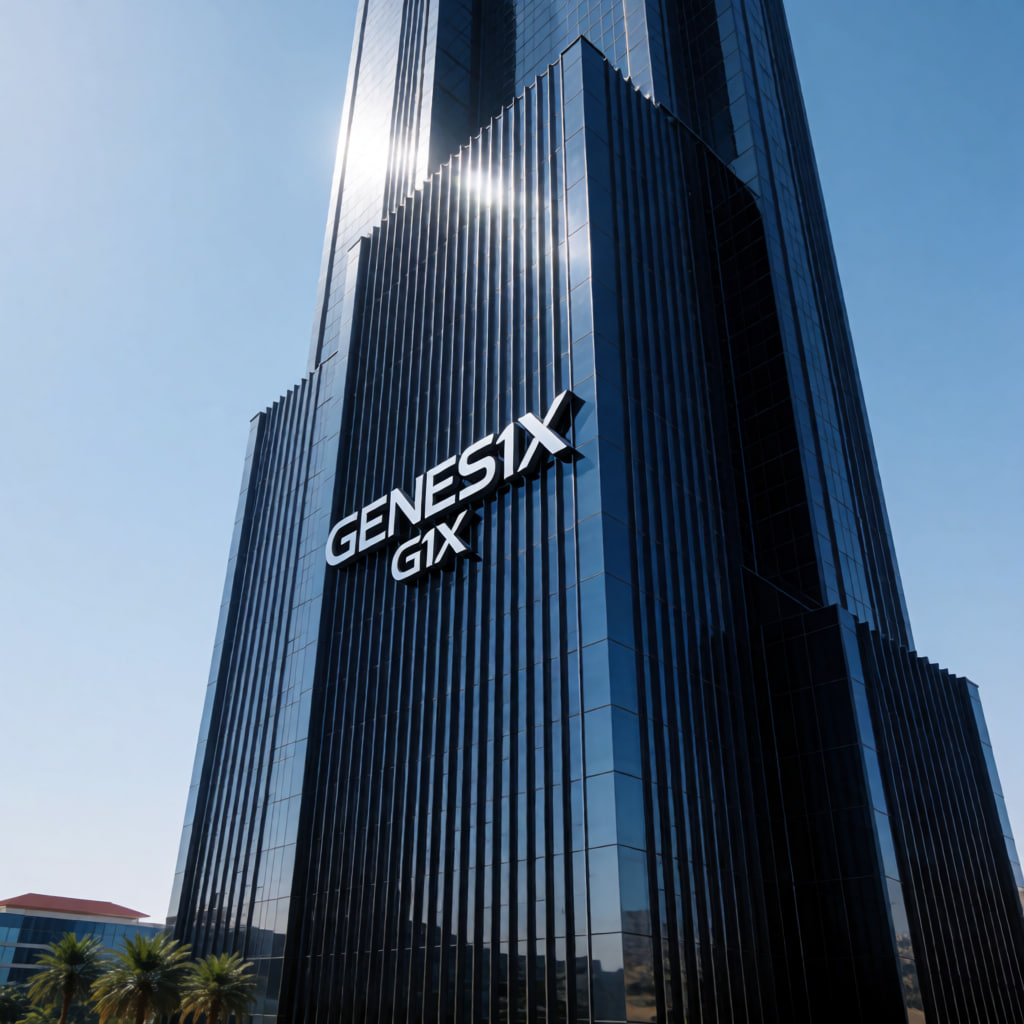 GENES1X headquarters tower