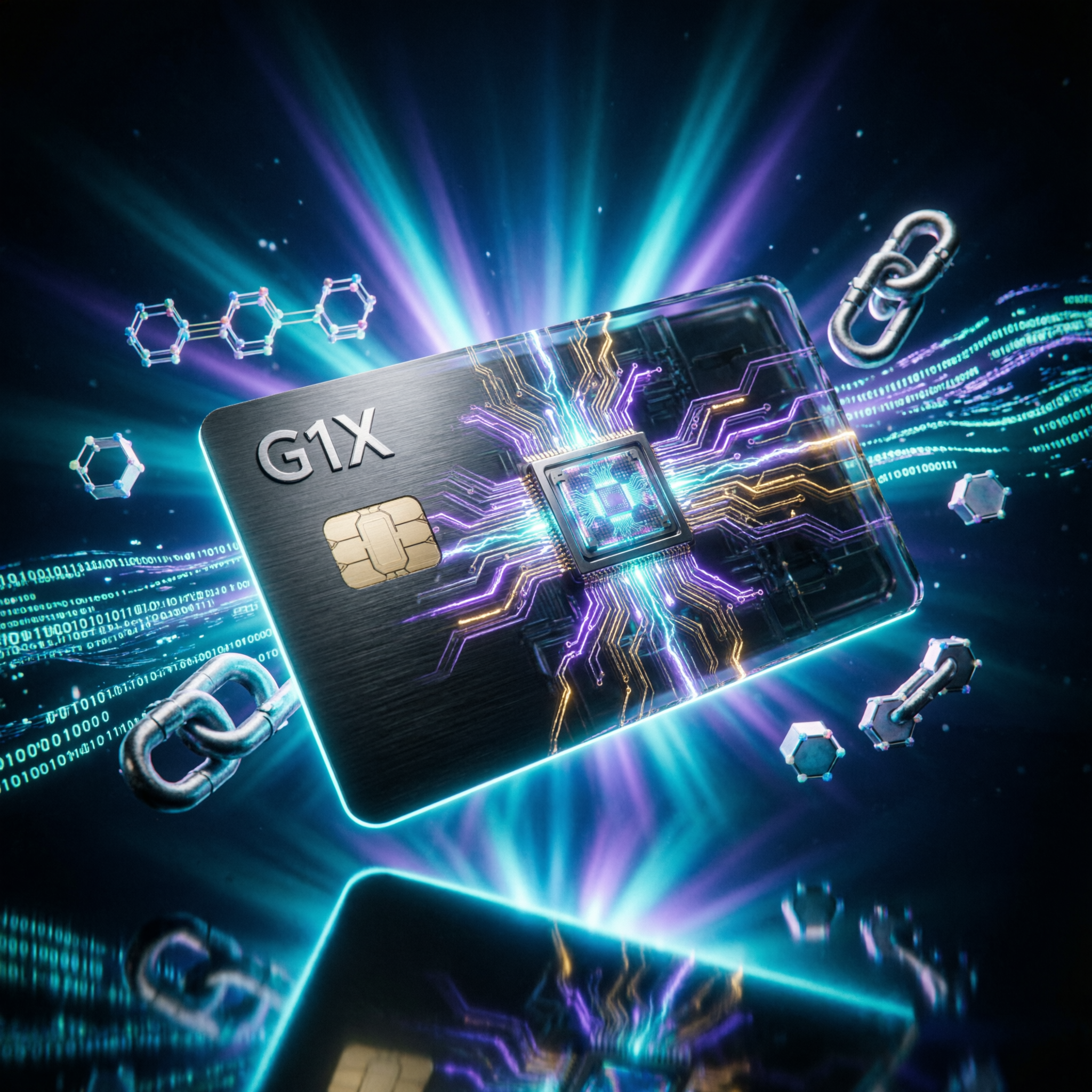 GENES1X smart bank card with chip